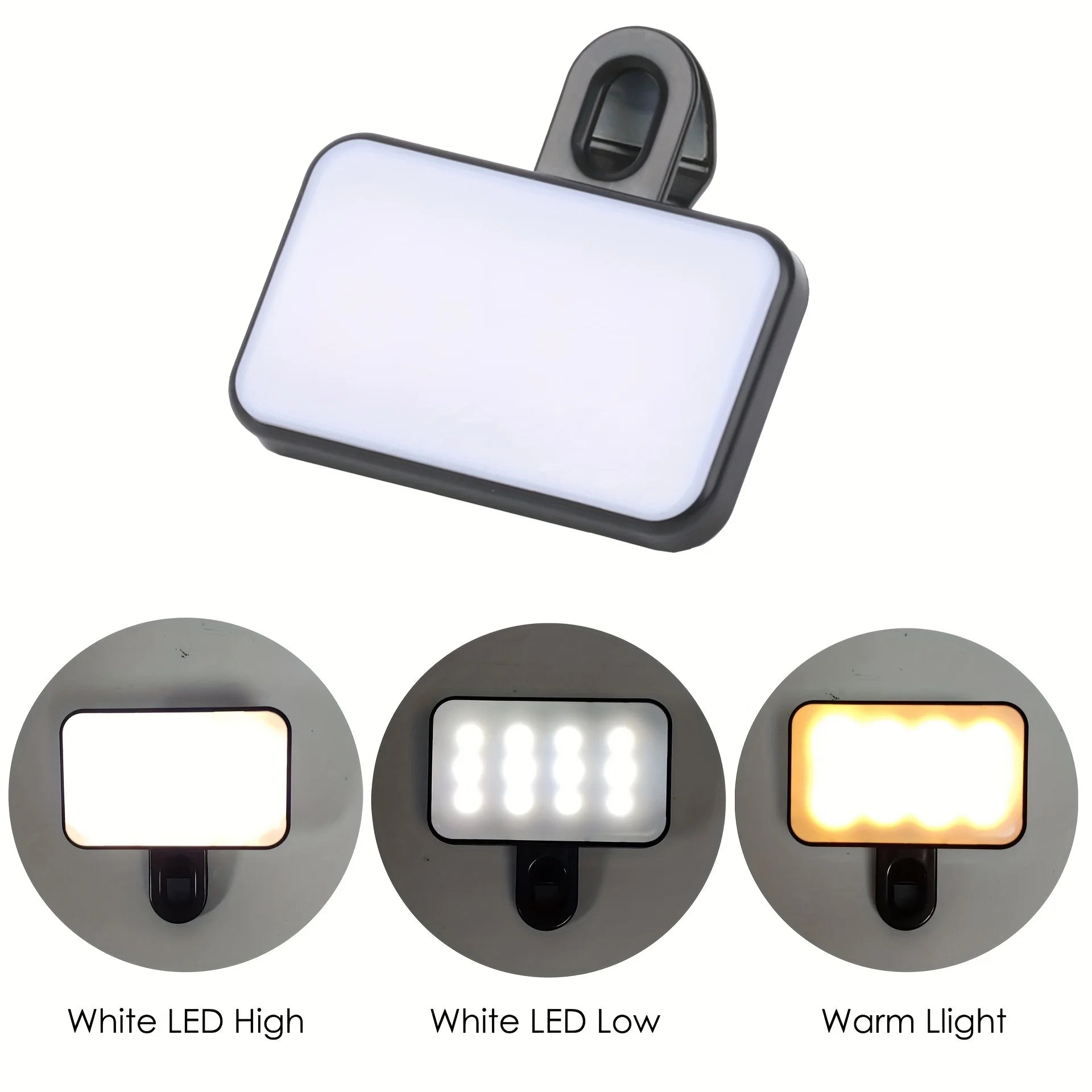 Portable Mini Selfie Light with 3 Modes
