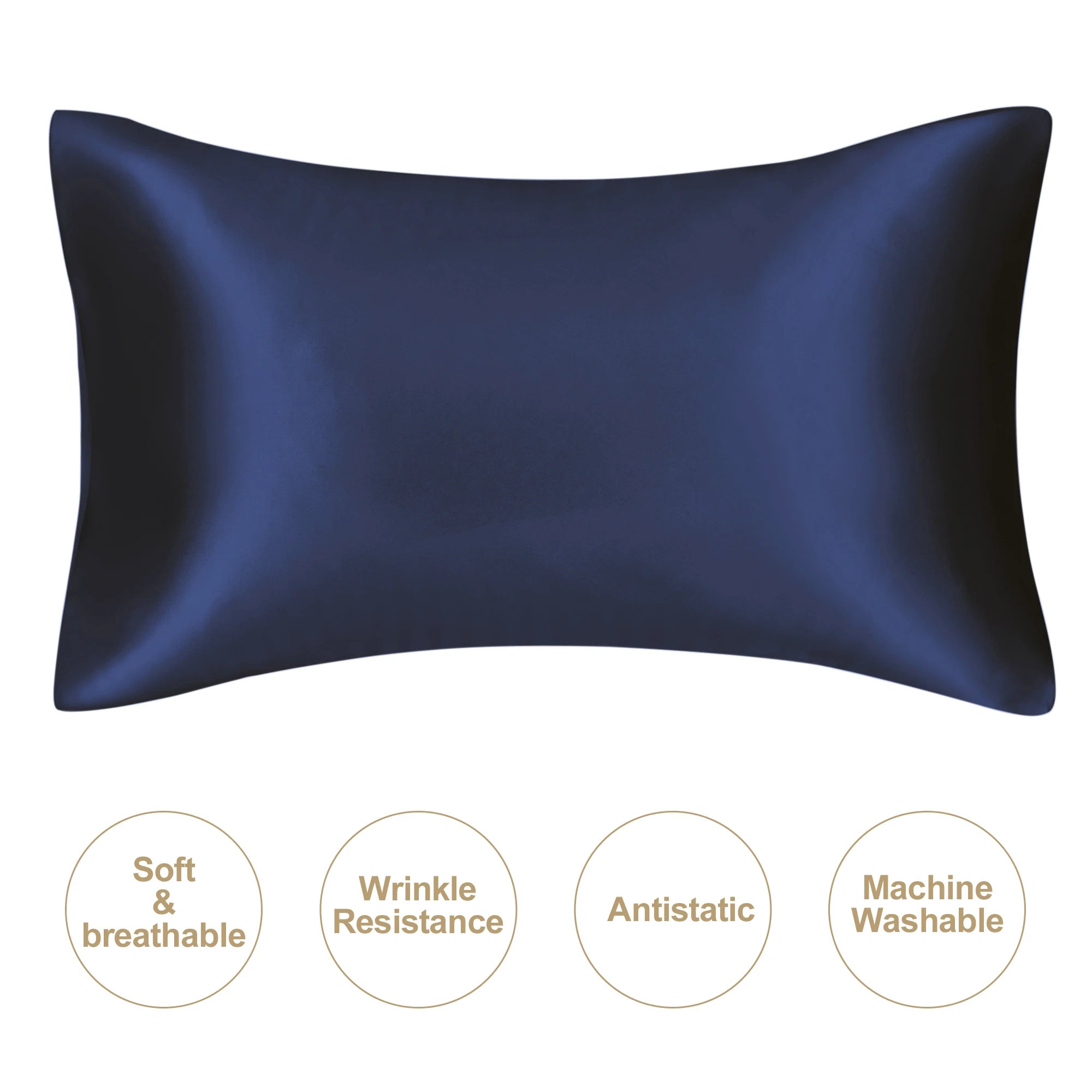 Standard Stain-Resistant Pillowcase for Travel