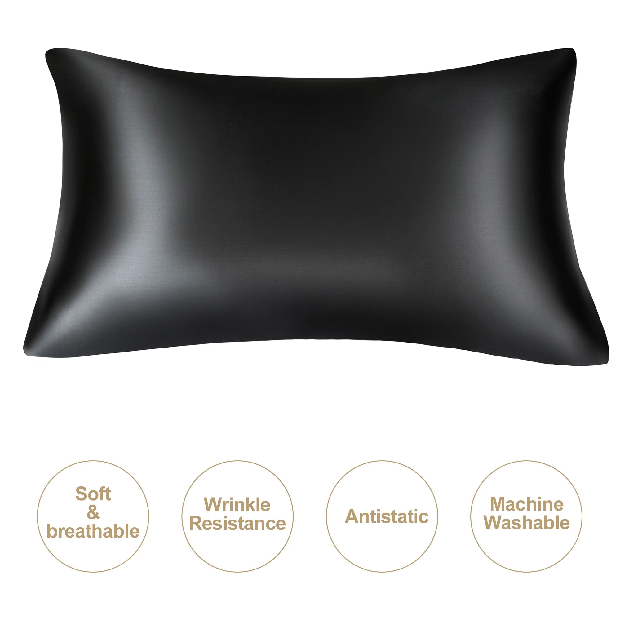 Standard Stain-Resistant Pillowcase for Travel