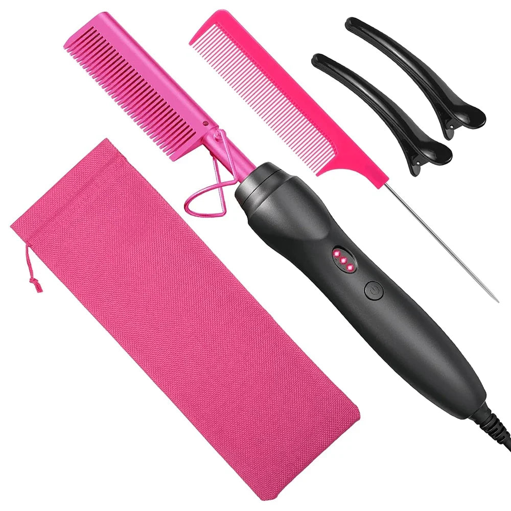 Portable Ceramic Hair Straightener Iron