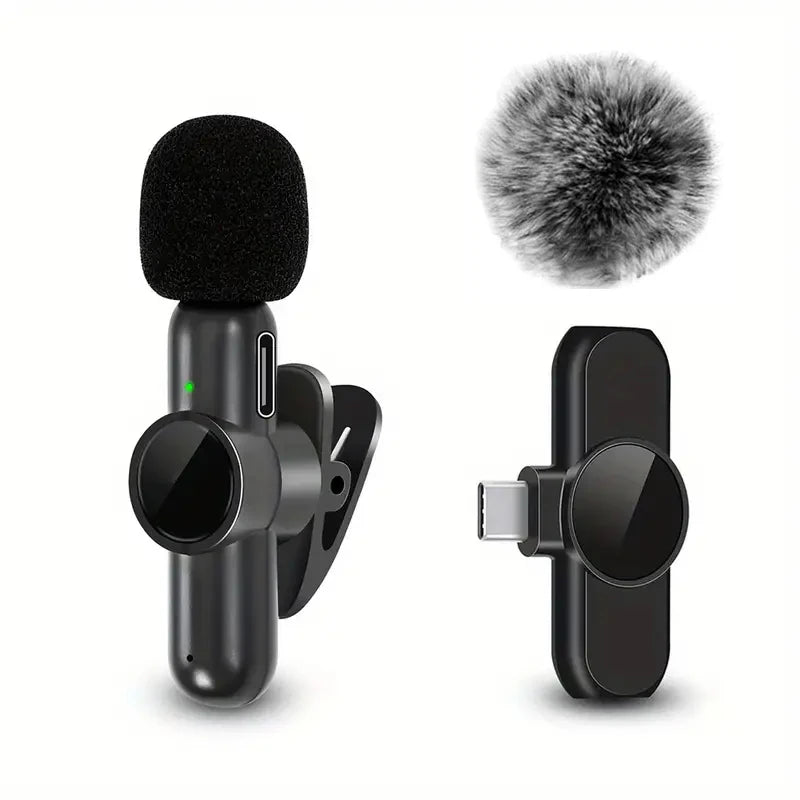 Wireless Lavalier Microphone for iPhone & Android