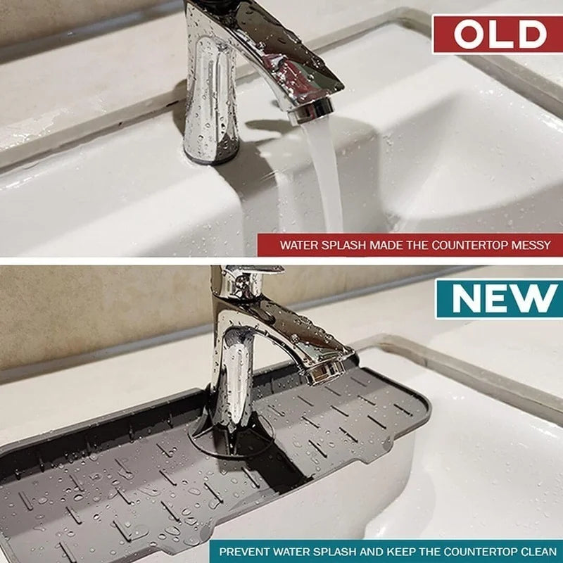 Kitchen Silicone Faucet Protector Mat