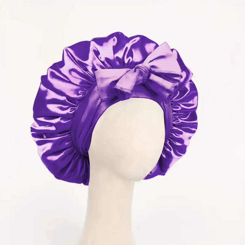 Adjustable Satin Silk Hair Bonnet