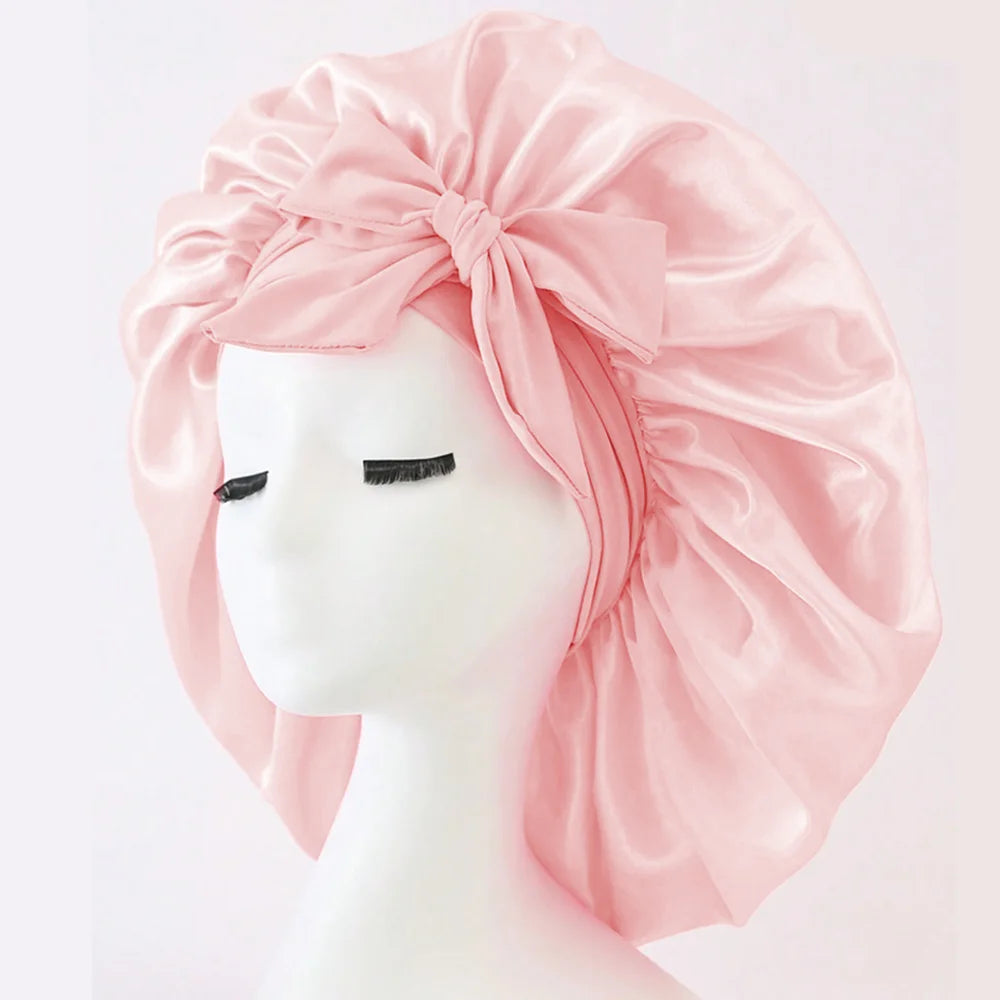 Adjustable Satin Silk Hair Bonnet