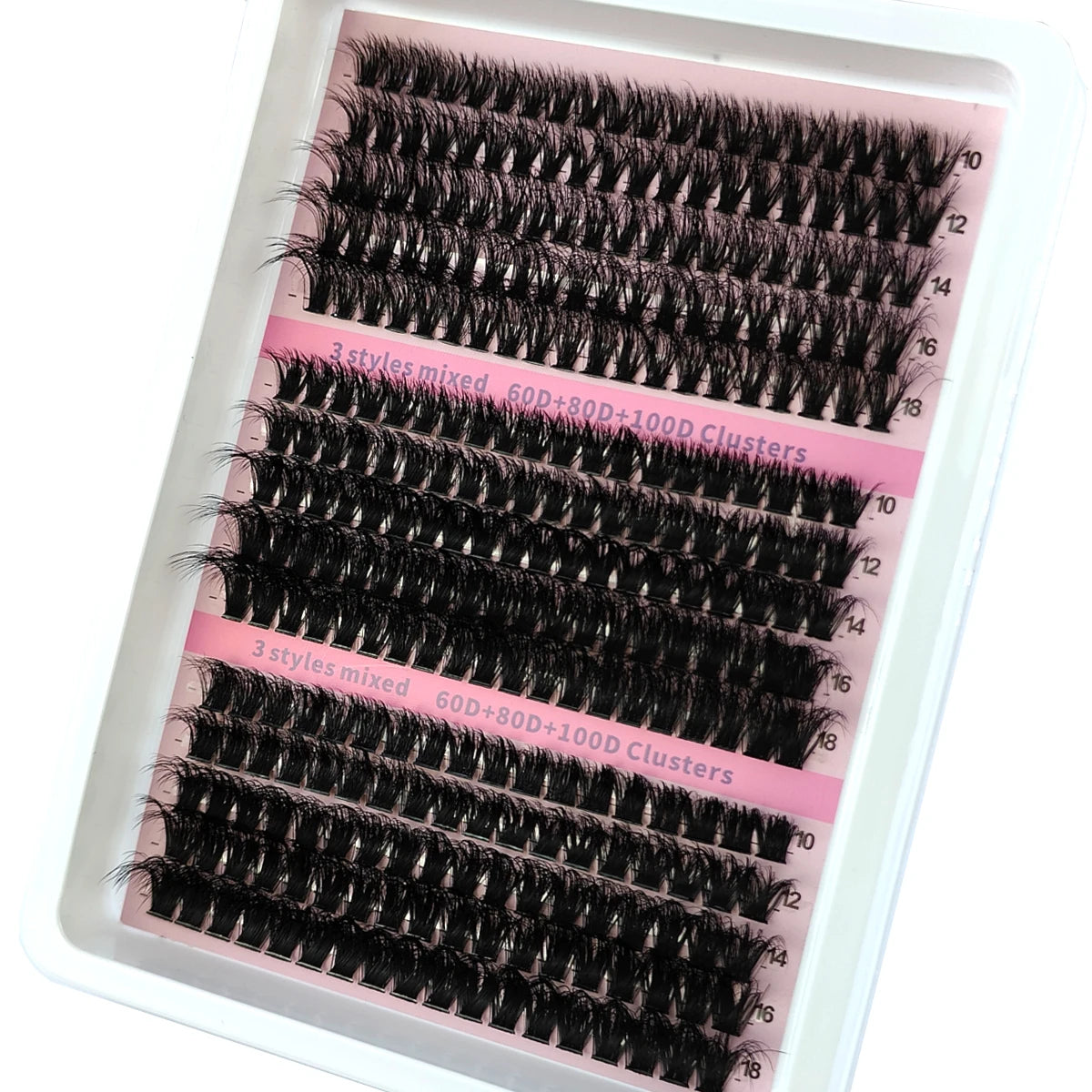 15 Rows Fluffy Thick Individual Lashes 10-20mm