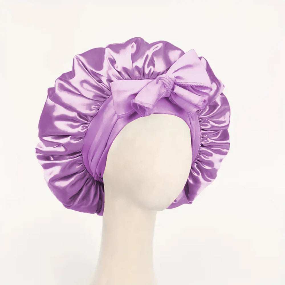 Adjustable Satin Silk Hair Bonnet