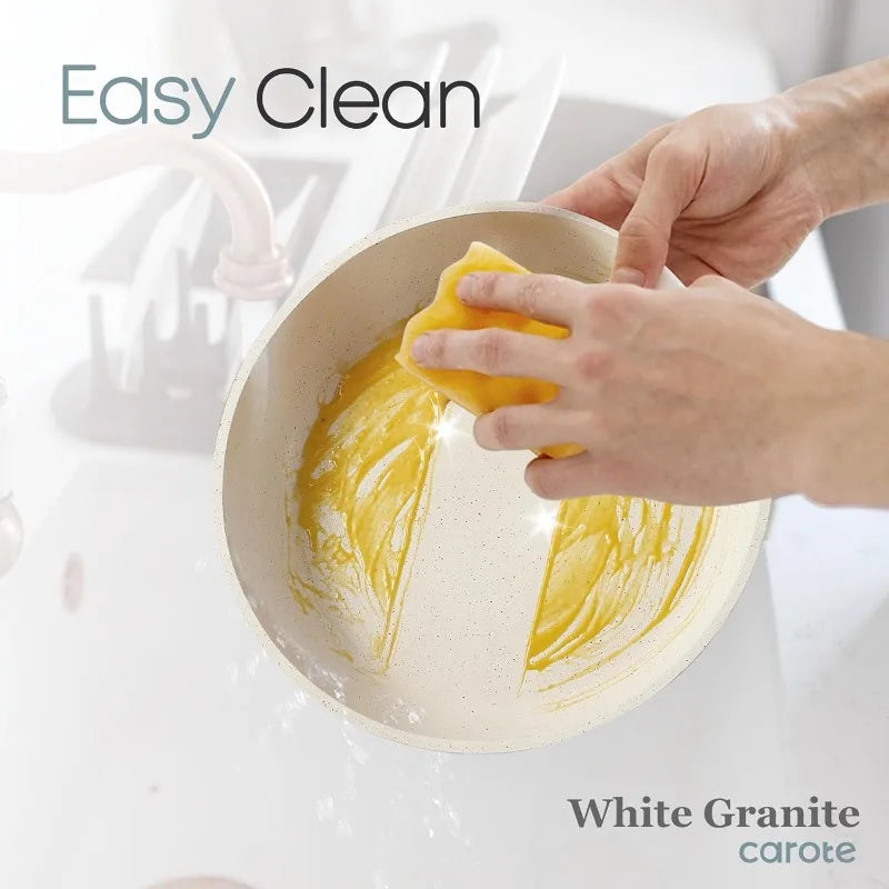 Nonstick Detachable Handle Cookware Set