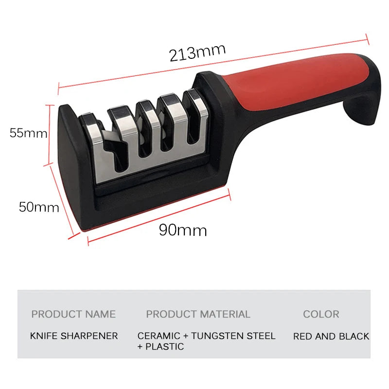 Multi-Functional Handheld Knife Sharpener