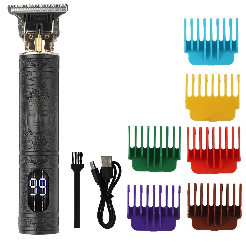T9 LCD Electric Hair Clipper for Men