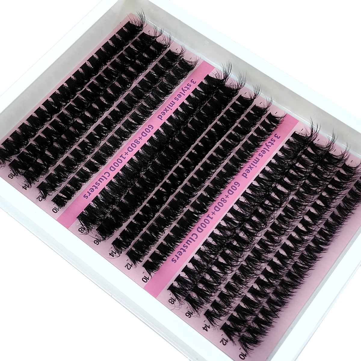 15 Rows Fluffy Thick Individual Lashes 10-20mm