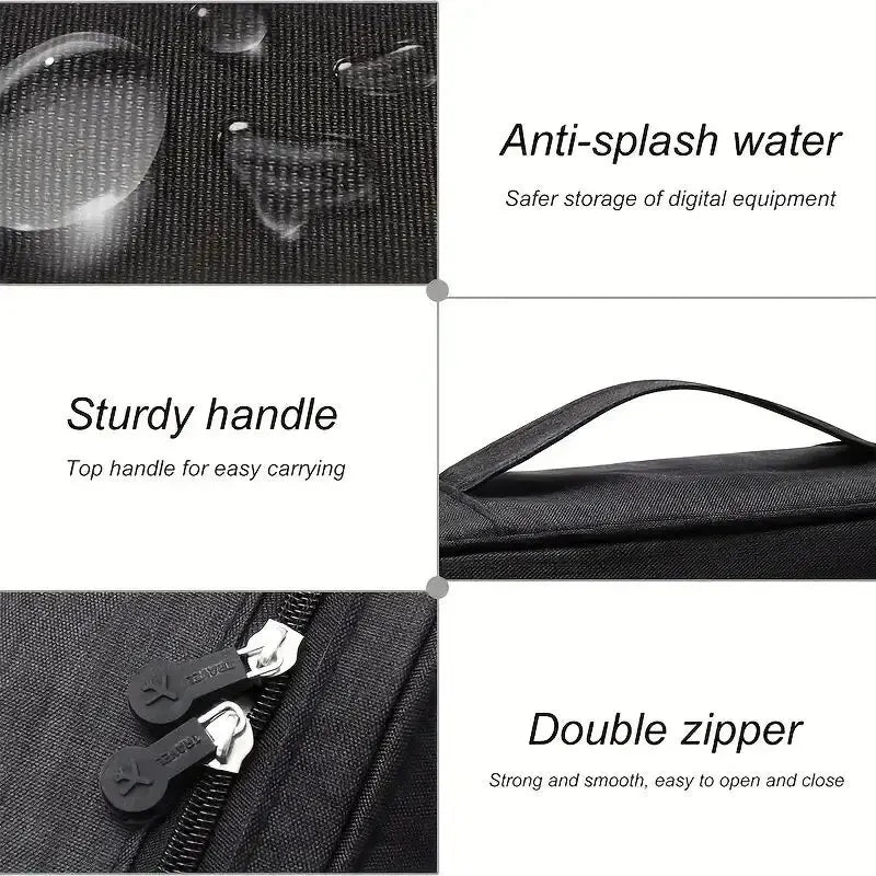 Waterproof Cable Storage Bag Organizer