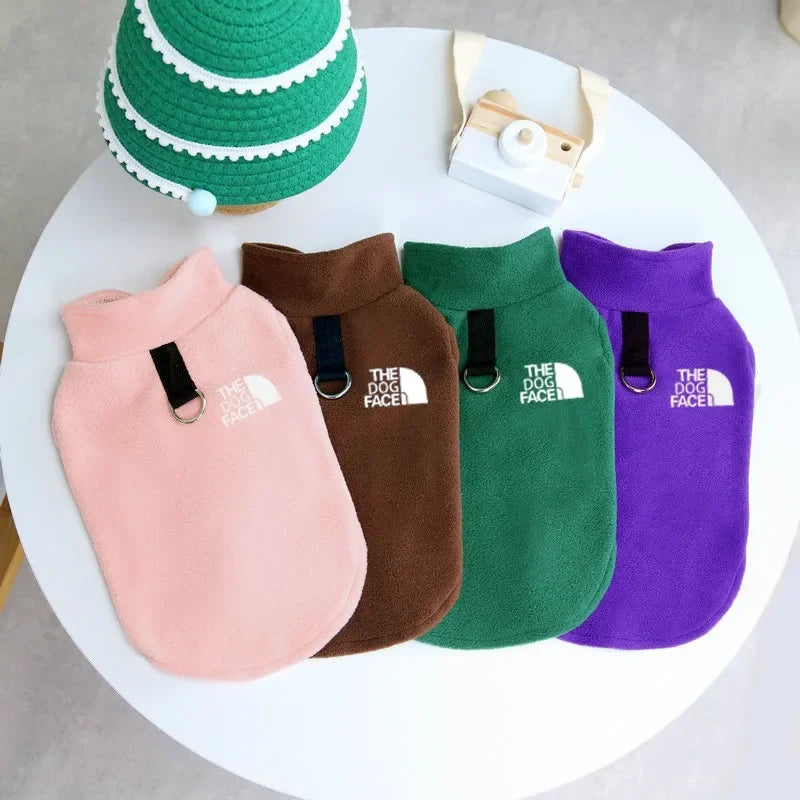 Warm Fleece Dog Coat for Winter