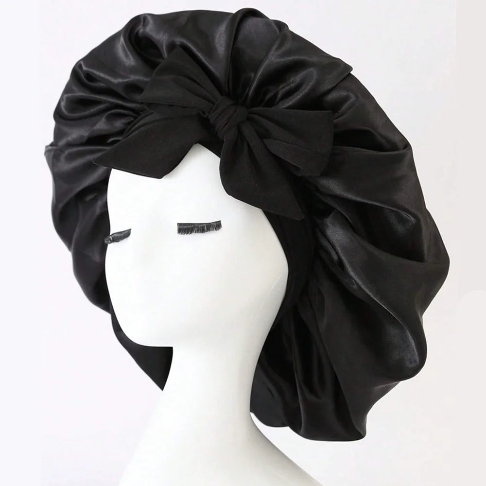 Adjustable Satin Silk Hair Bonnet