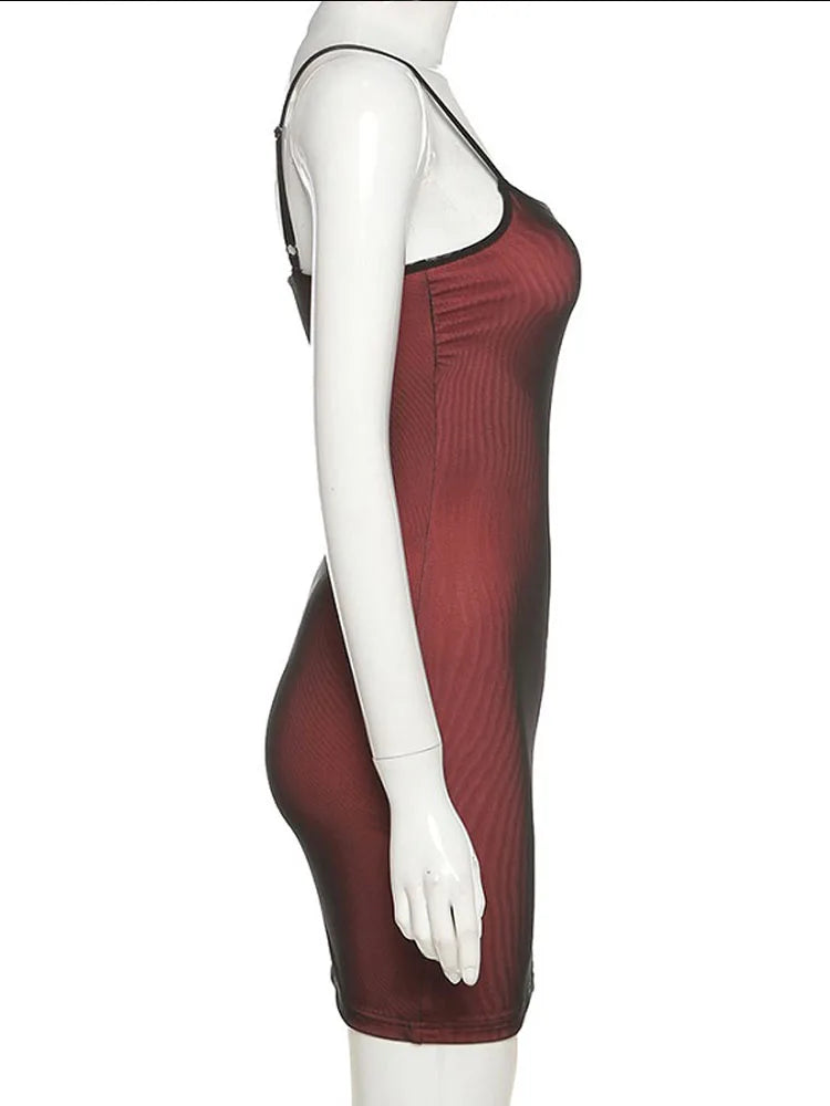 Mesh Double Layer Sexy Bodycon Dress