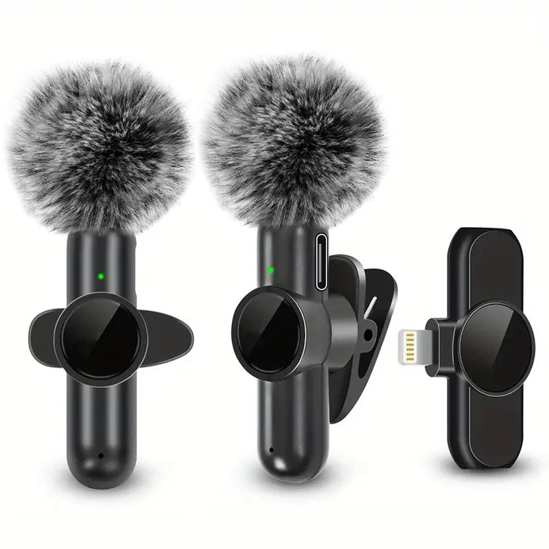 Wireless Lavalier Microphone for iPhone & Android