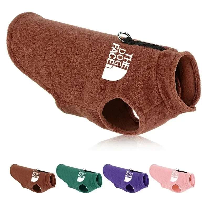 Warm Fleece Dog Coat for Winter
