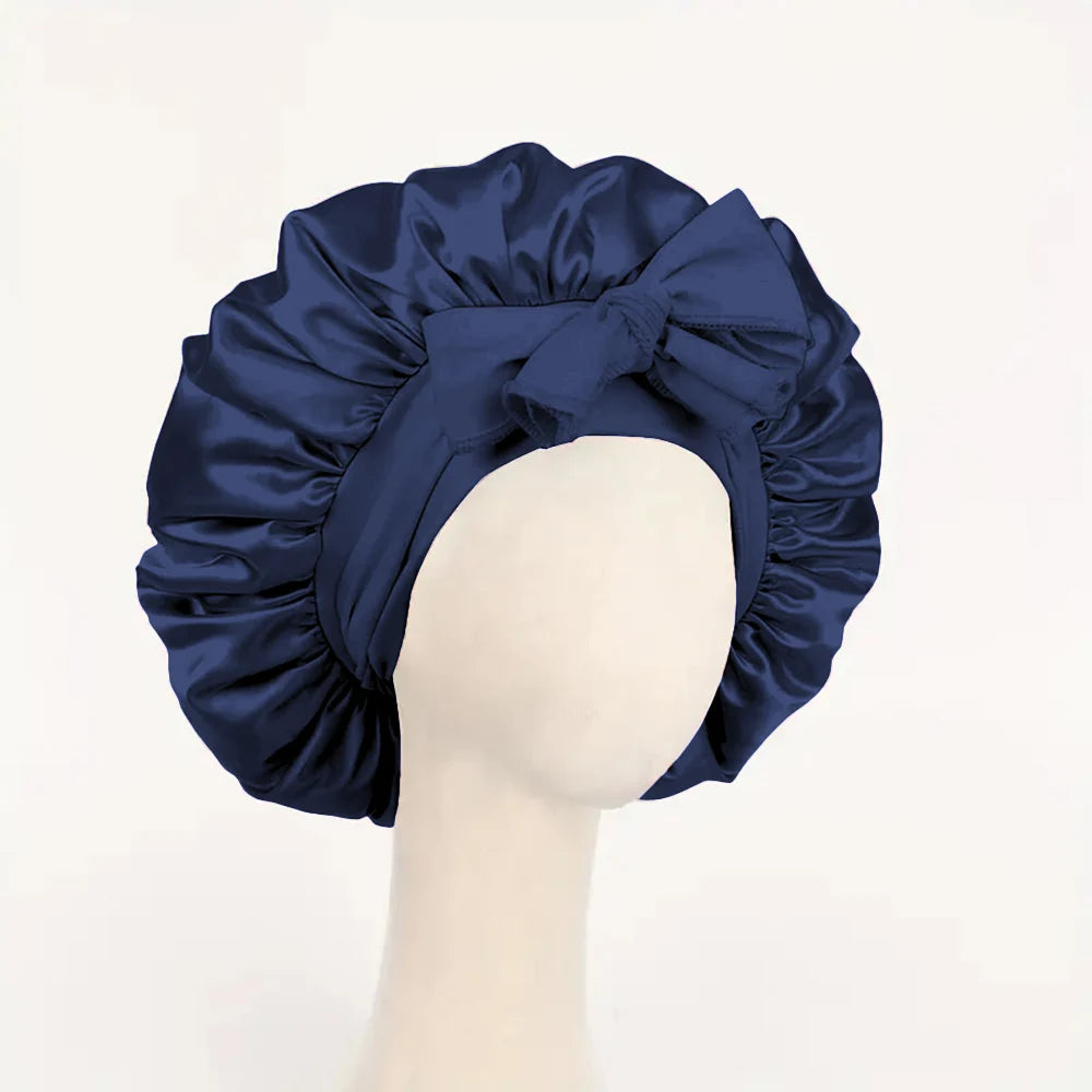 Adjustable Satin Silk Hair Bonnet