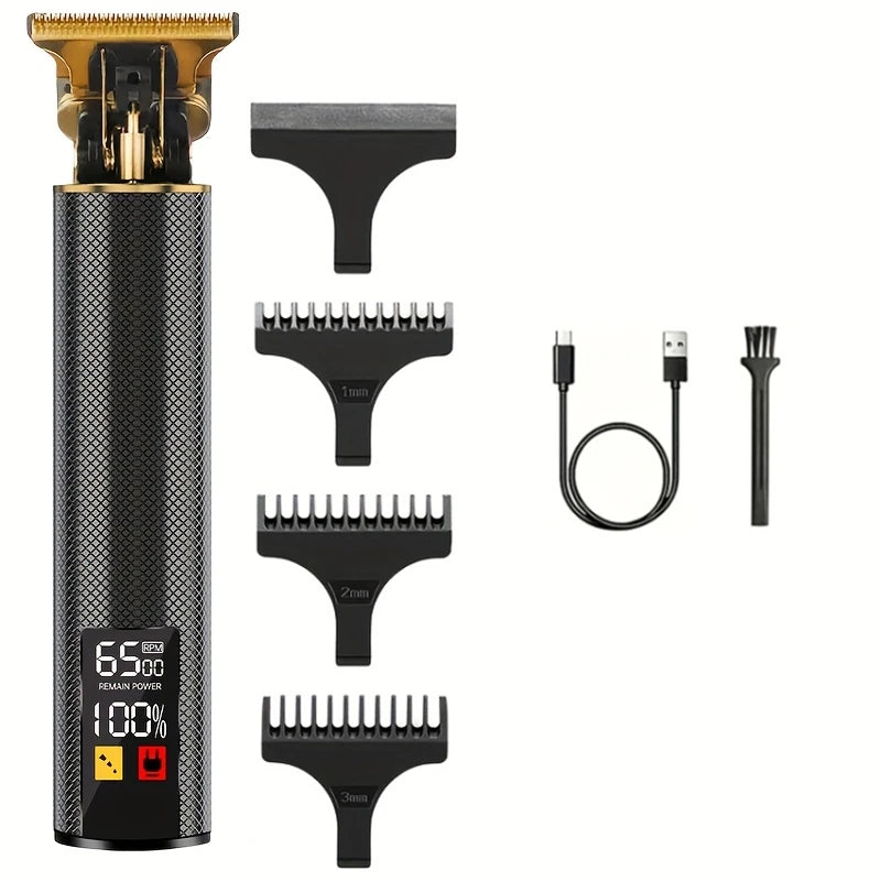 T9 LCD Electric Hair Clipper for Men
