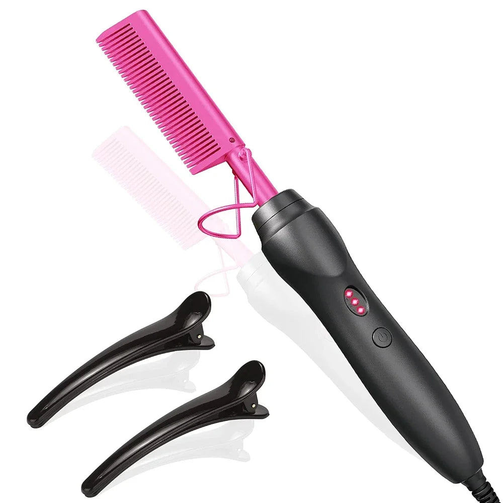 Portable Ceramic Hair Straightener Iron