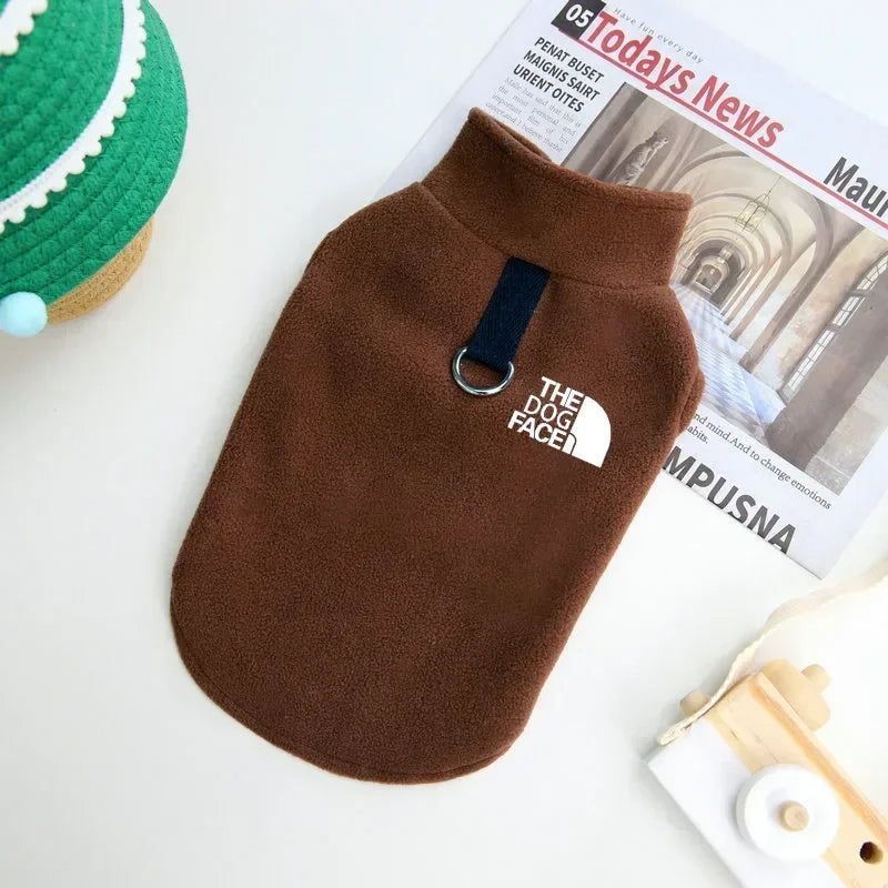 Warm Fleece Dog Coat for Winter