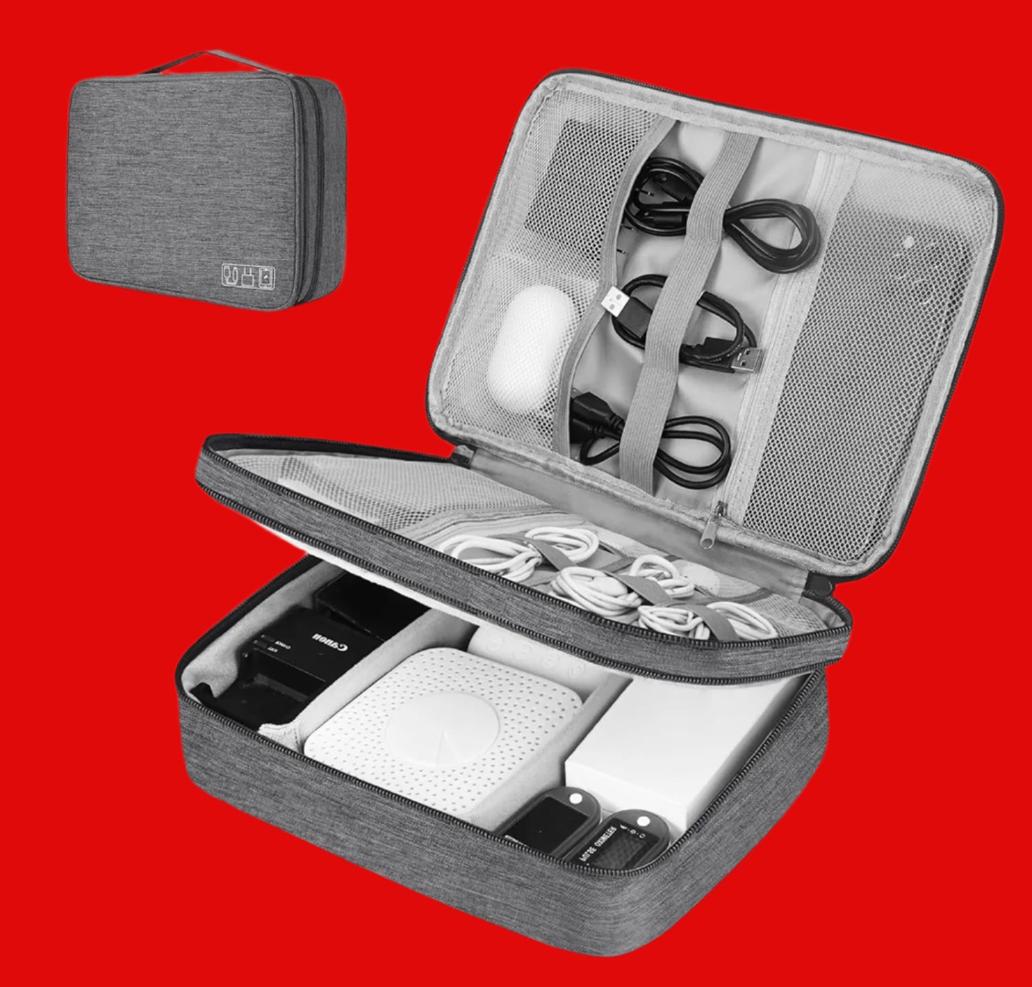 Waterproof Cable Storage Bag Organizer