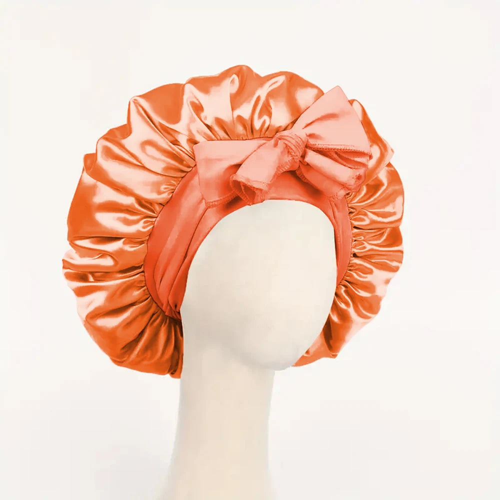 Adjustable Satin Silk Hair Bonnet