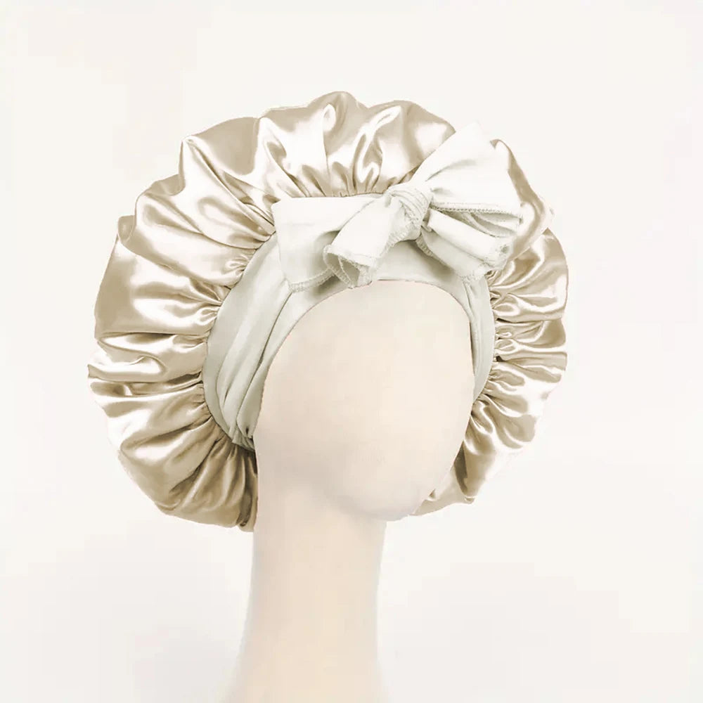 Adjustable Satin Silk Hair Bonnet