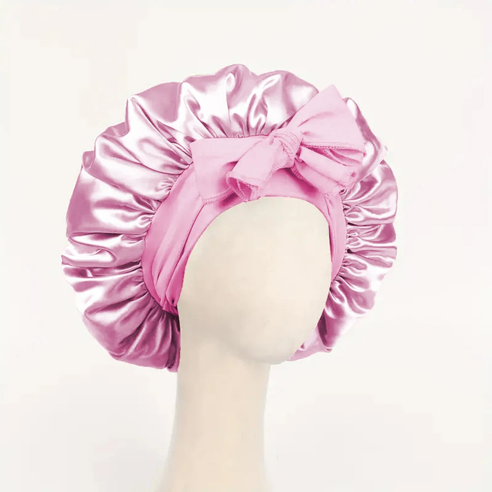 Adjustable Satin Silk Hair Bonnet