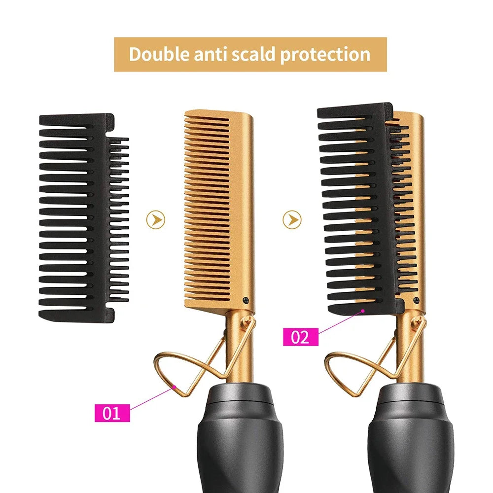 Portable Ceramic Hair Straightener Iron
