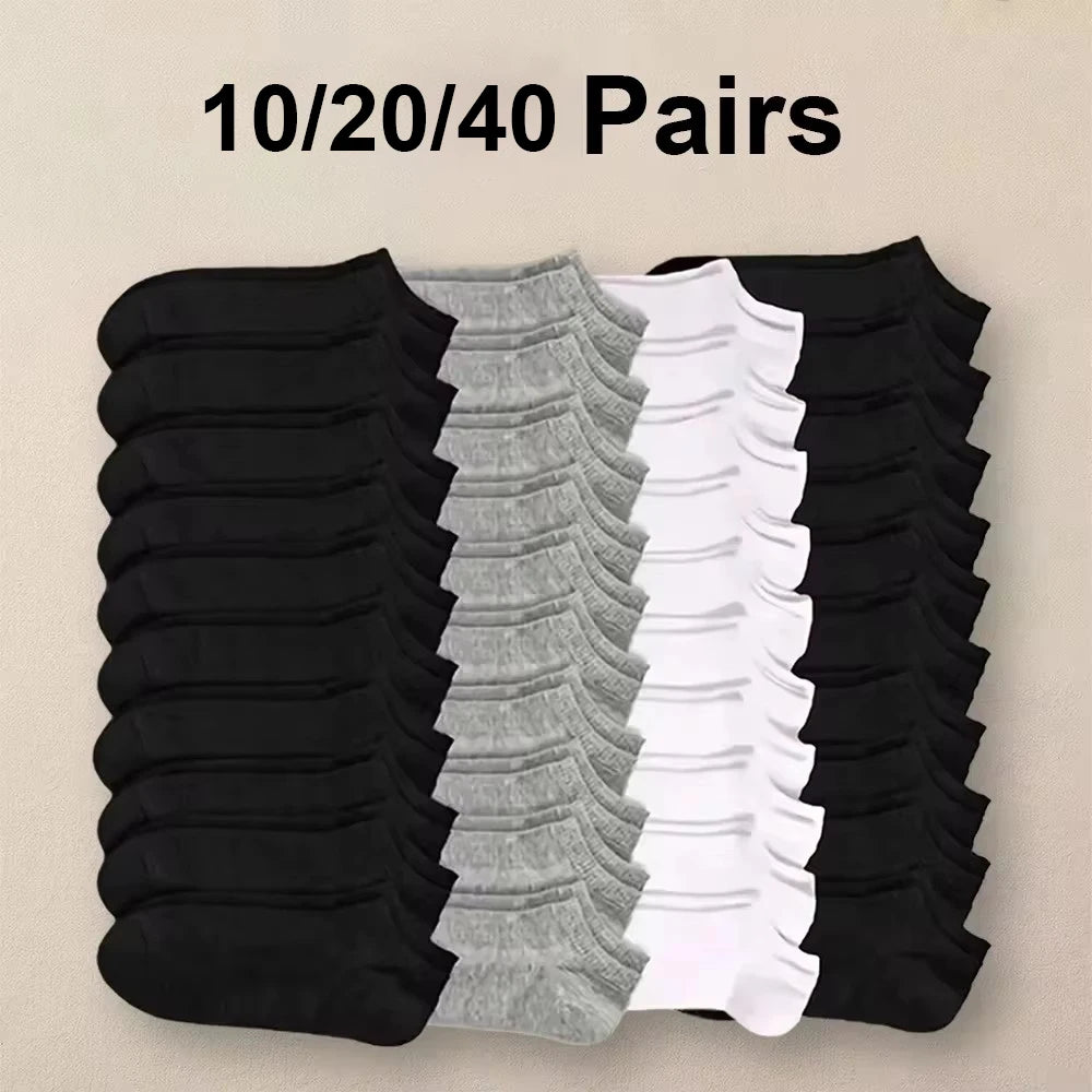 Men's Boat Socks 10/20/40 Pairs
