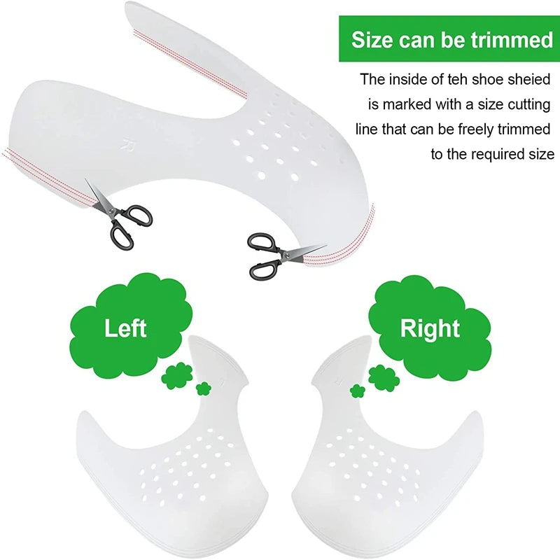 4Pcs Shoe Crease Protector Support
