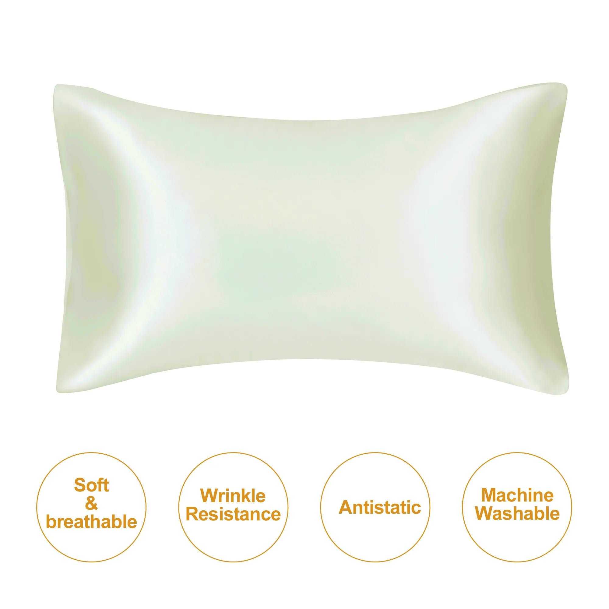 Standard Stain-Resistant Pillowcase for Travel