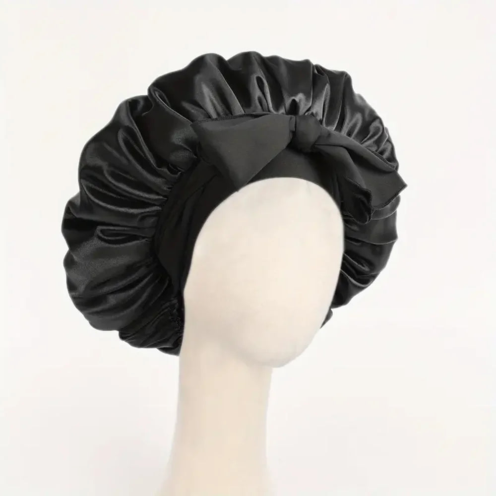Adjustable Satin Silk Hair Bonnet