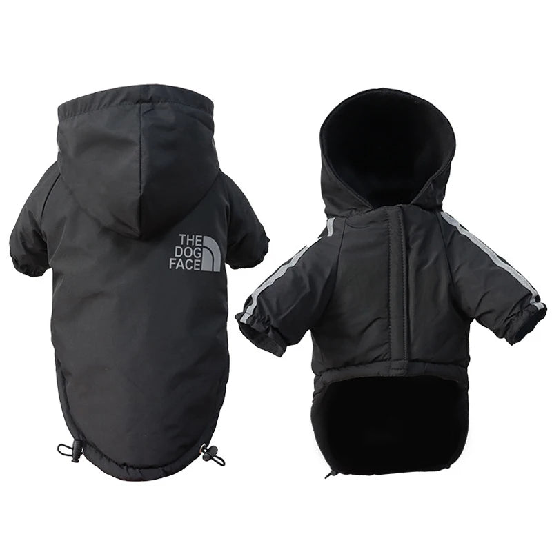 Waterproof Reflective Fleece Dog Jacket