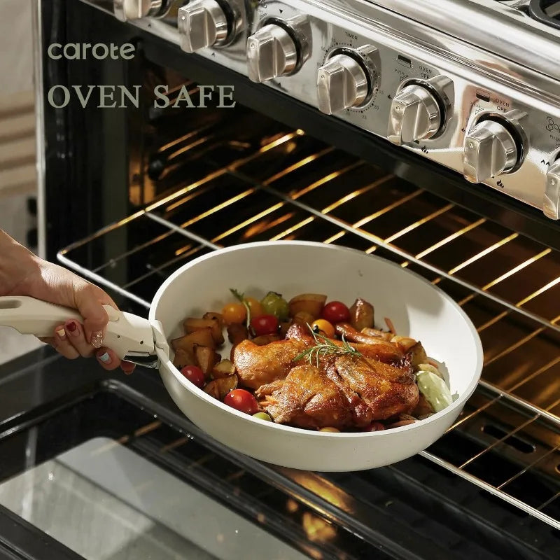 CAROTE 15-Piece Non-Stick Cookware Set
