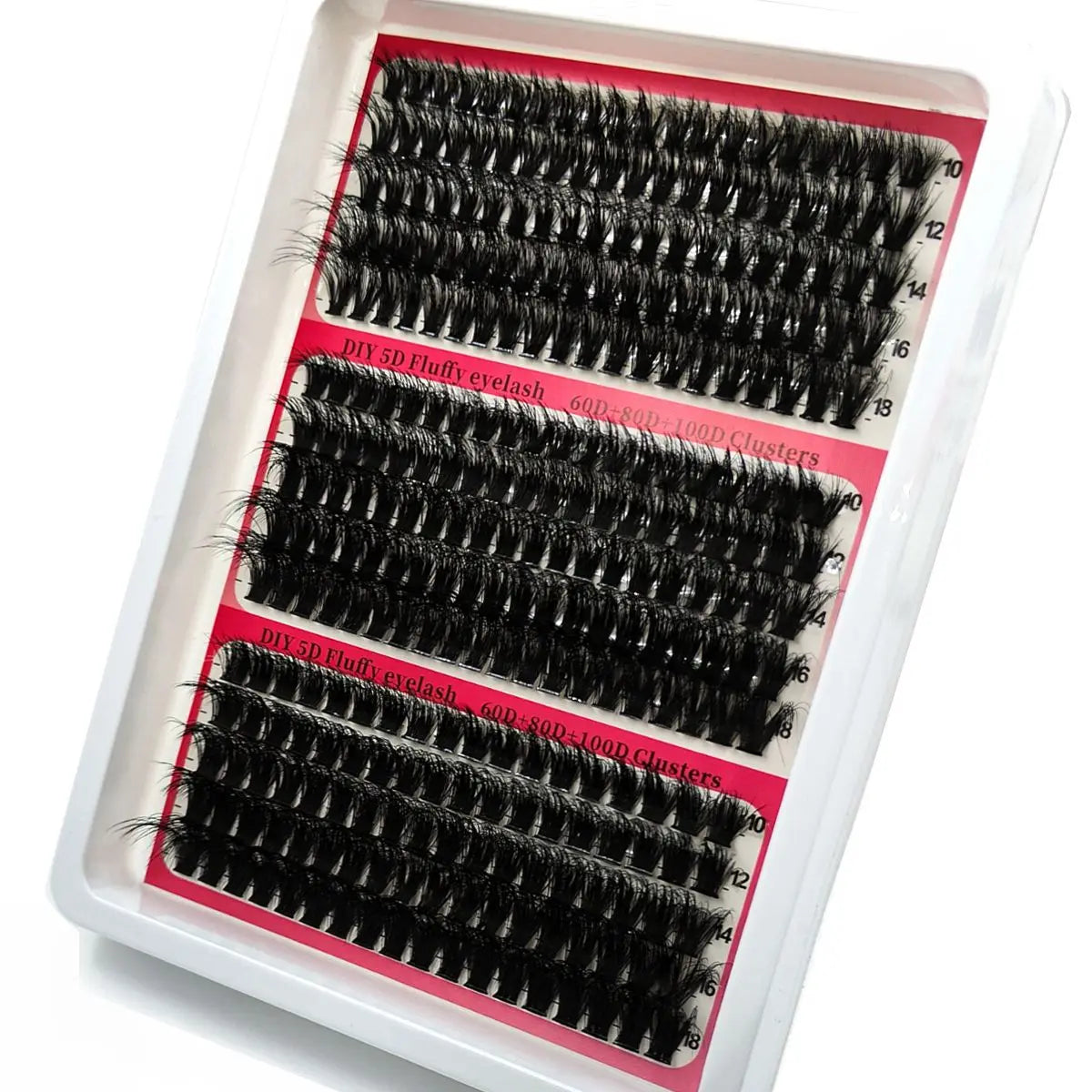 15 Rows Fluffy Thick Individual Lashes 10-20mm
