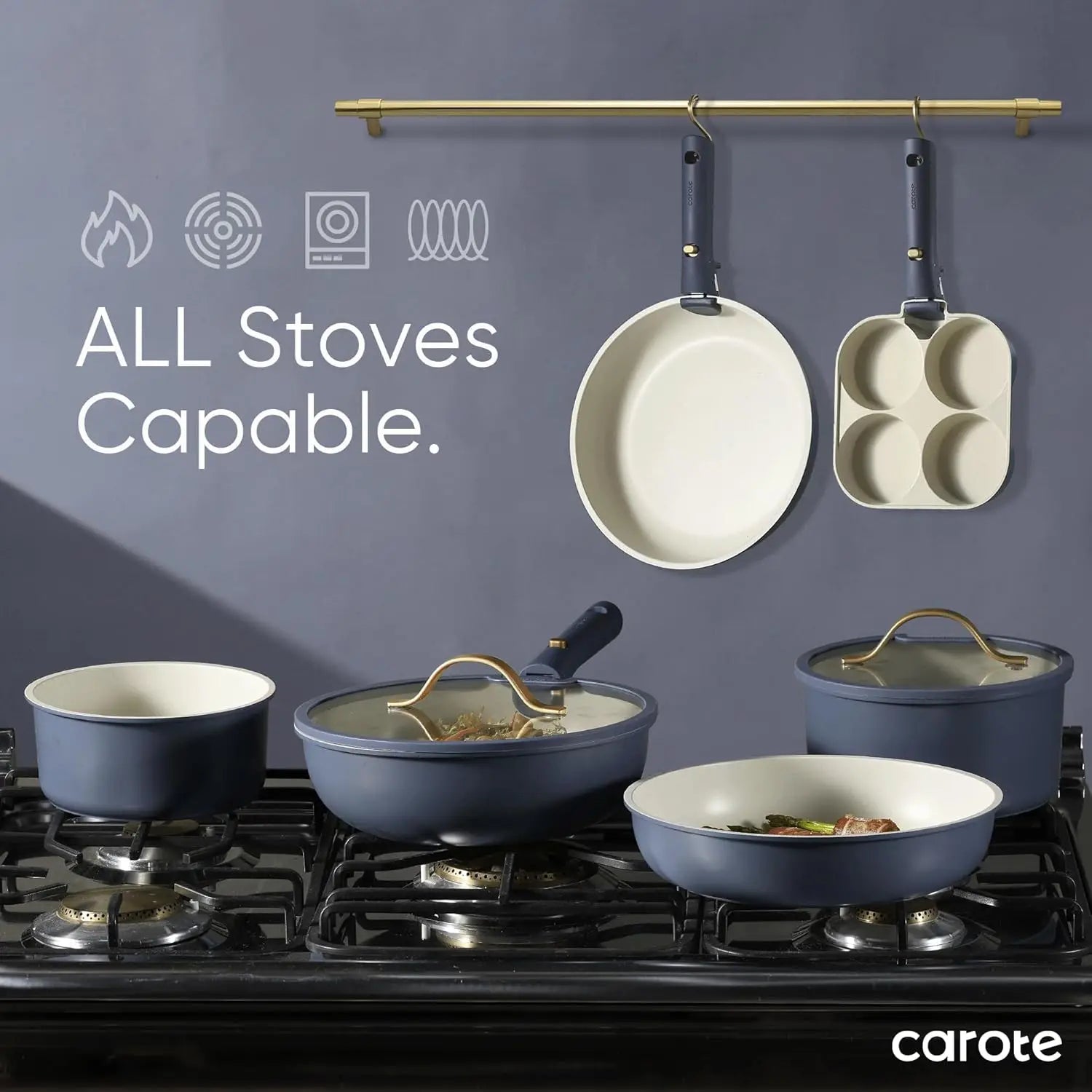 19-Piece Nonstick Cookware Set
