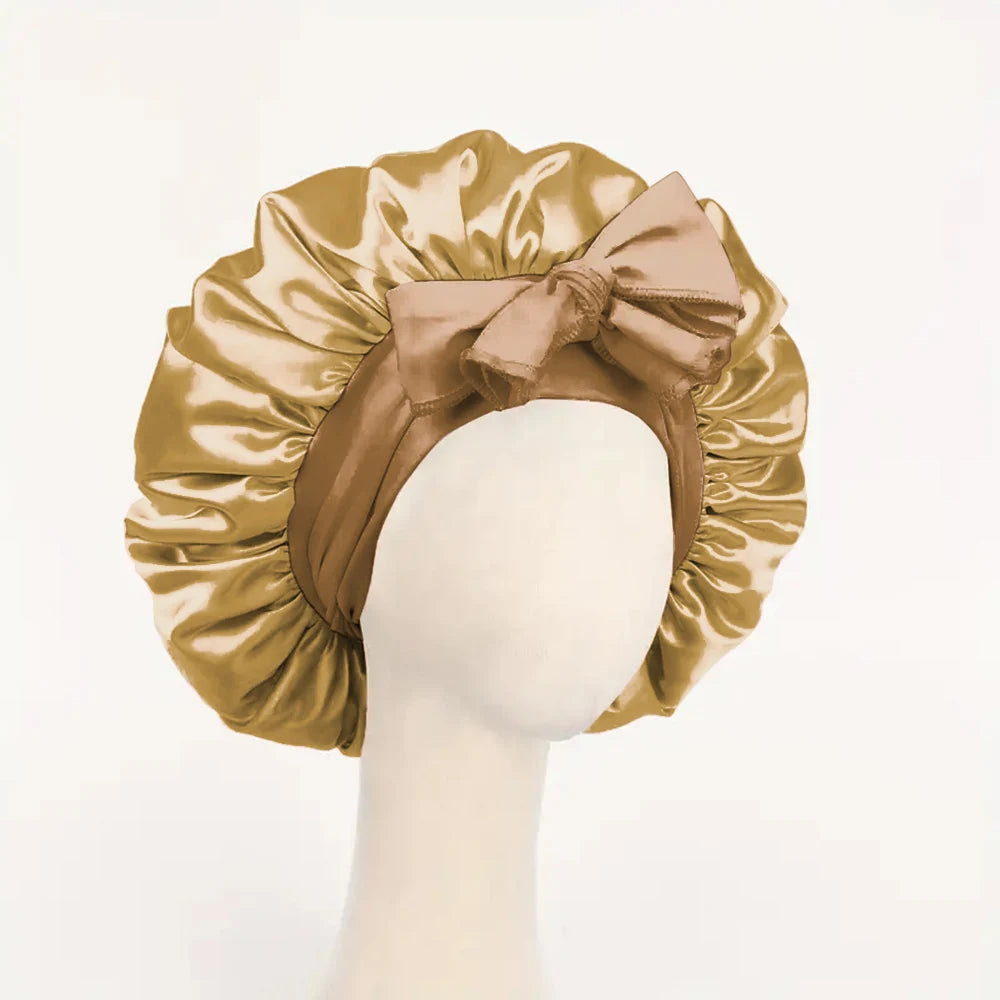 Adjustable Satin Silk Hair Bonnet