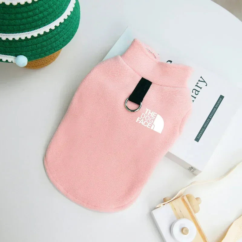 Warm Fleece Dog Coat for Winter