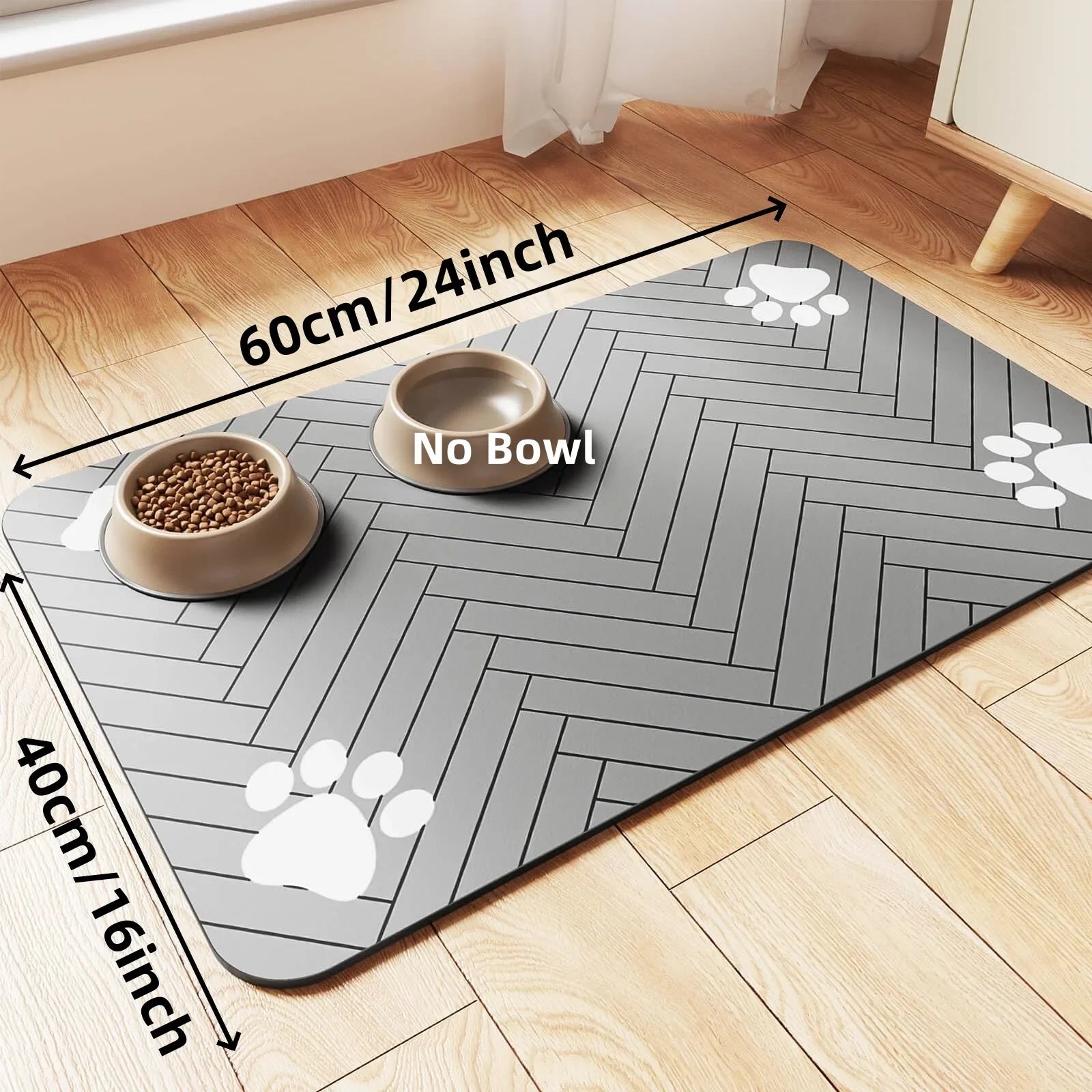 Waterproof Non-Slip Pet Food Mat