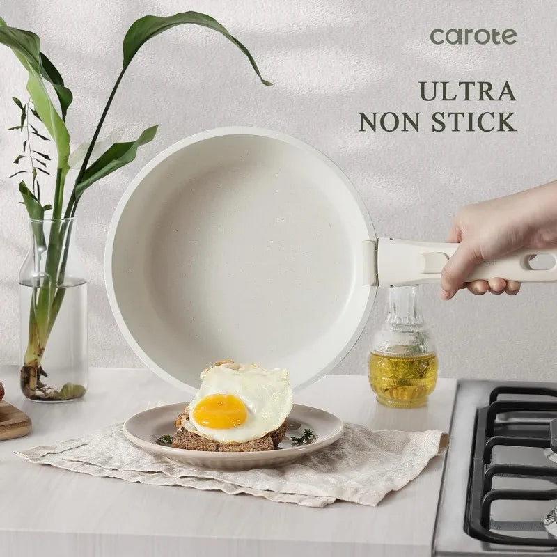 CAROTE 15-Piece Non-Stick Cookware Set