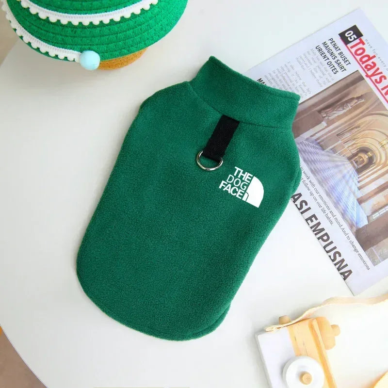 Warm Fleece Dog Coat for Winter