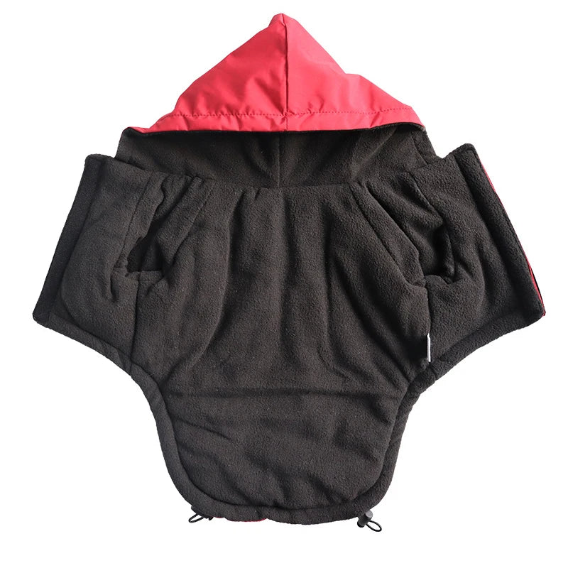 Waterproof Reflective Fleece Dog Jacket