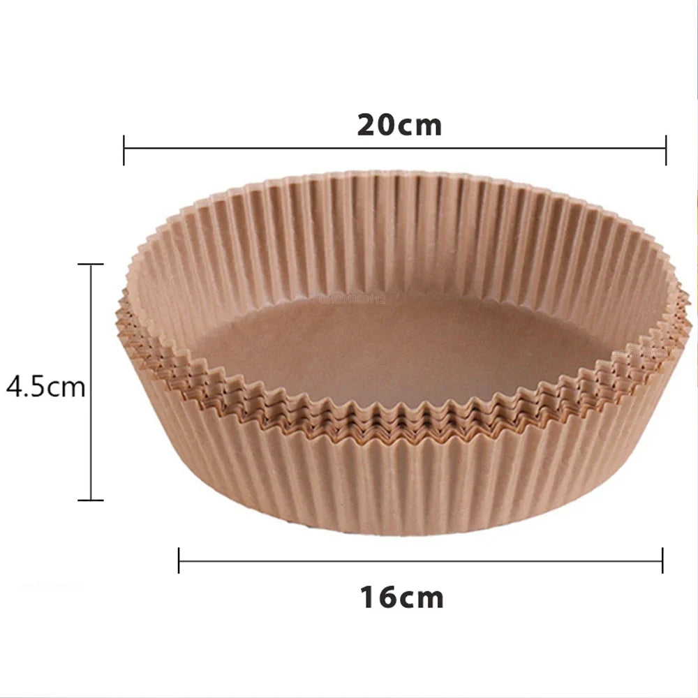 50/100 Pieces Non-Stick Air Fryer Paper