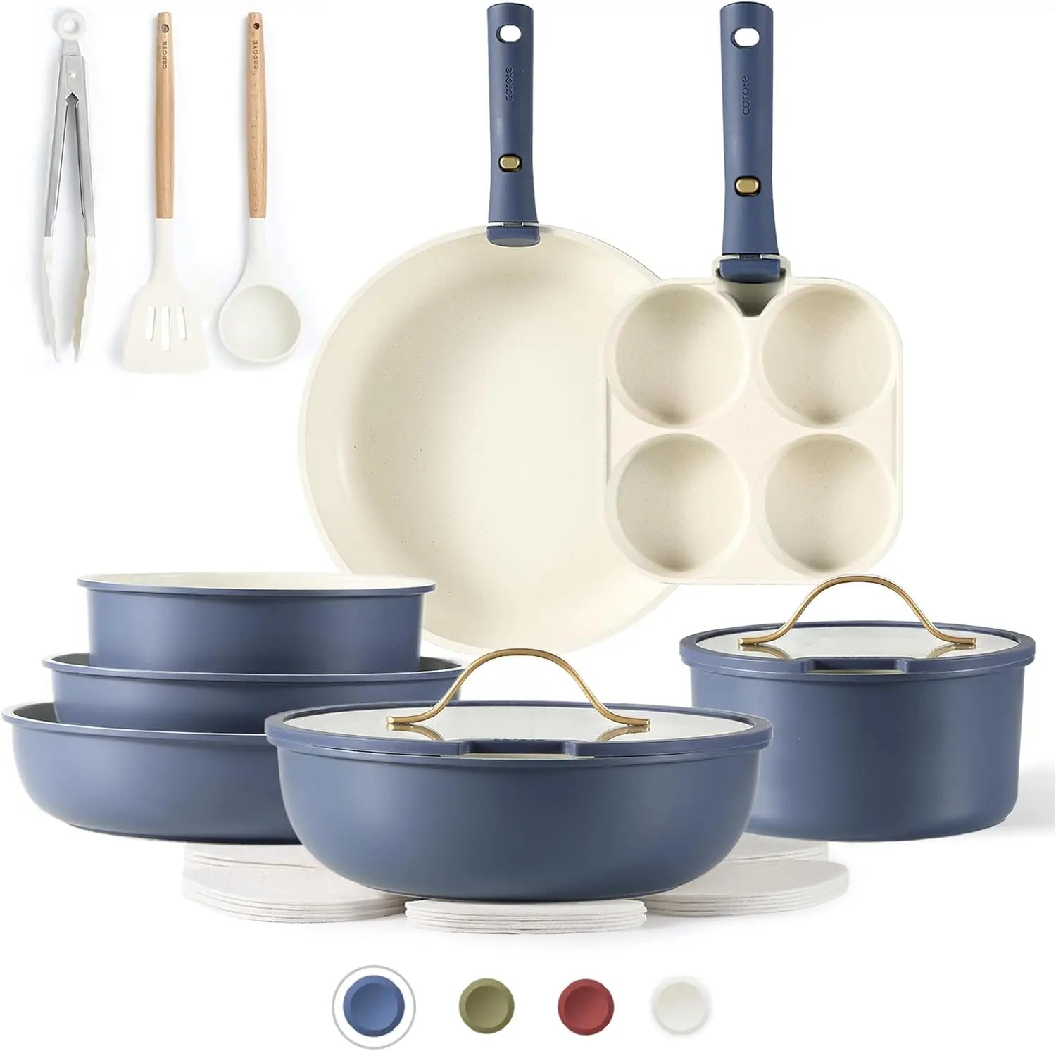19-Piece Nonstick Cookware Set