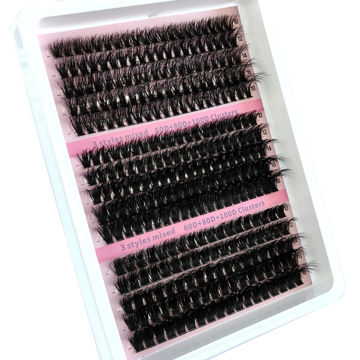 15 Rows Fluffy Thick Individual Lashes 10-20mm