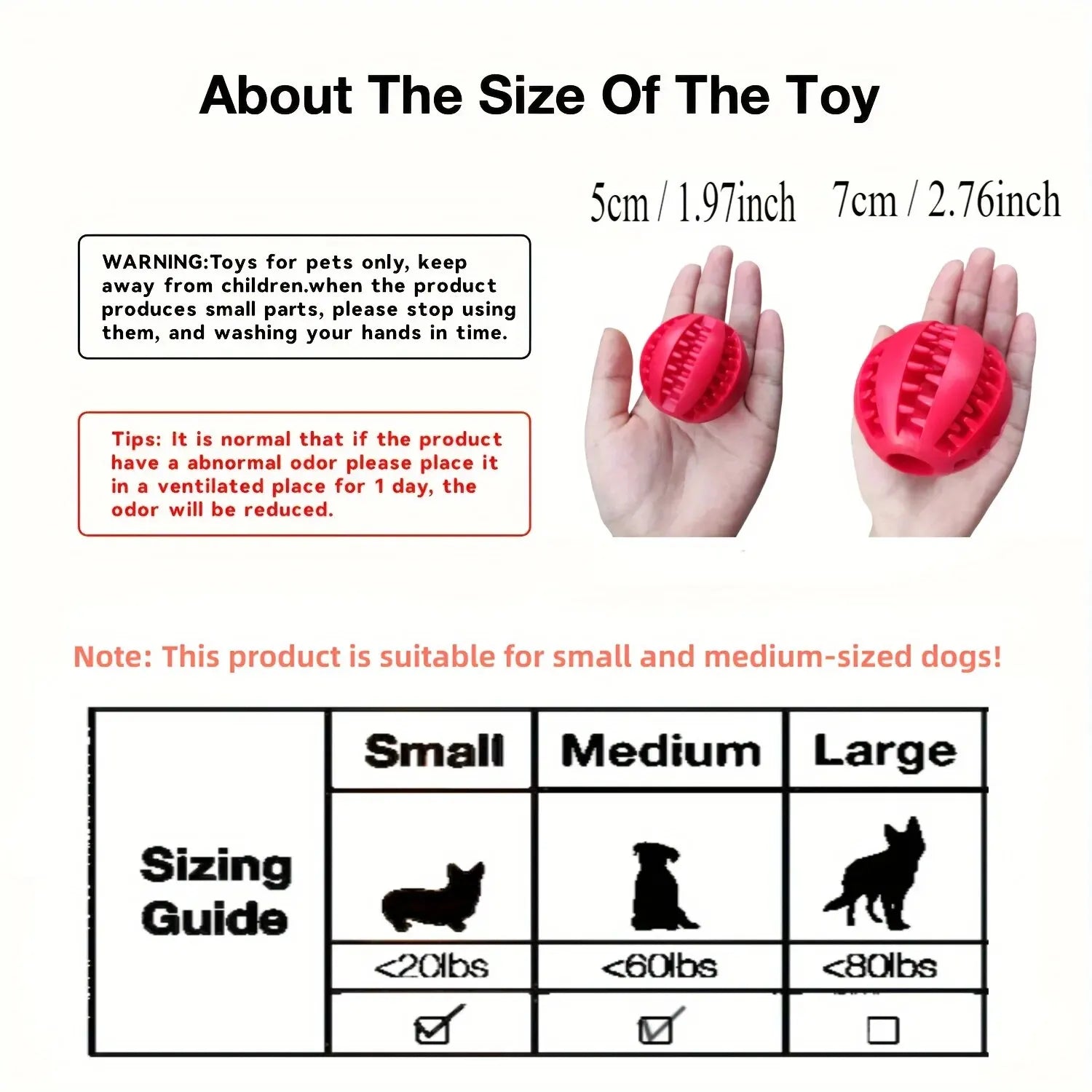 Nontoxic Bite-Resistant Pet Toy Ball