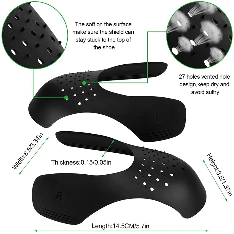 4Pcs Shoe Crease Protector Support