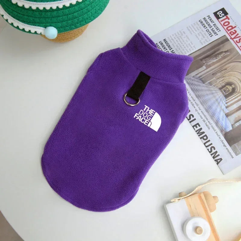 Warm Fleece Dog Coat for Winter
