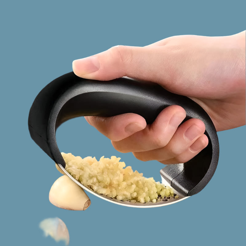 Stainless Steel Garlic Press Crusher